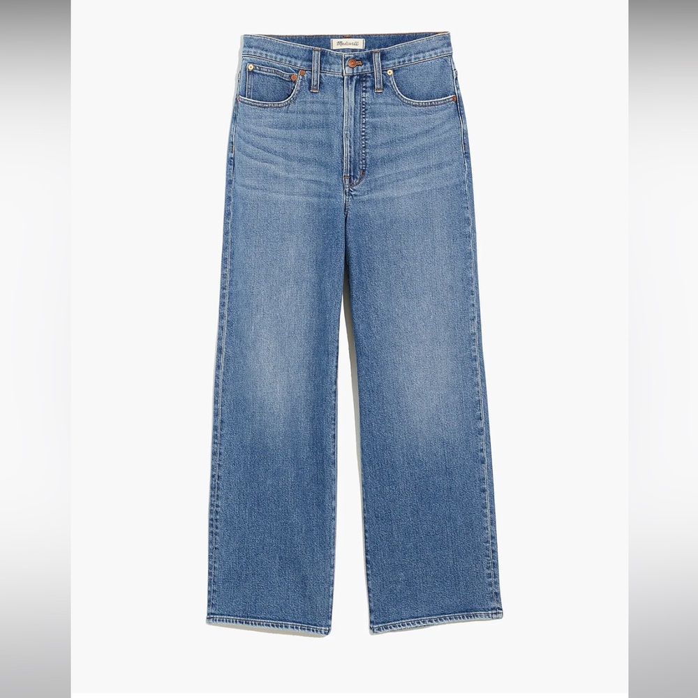 The Perfect Vintage Wide-Leg Crop Jean in Montclare Wash: TENCEL™ Denim Edition